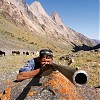  Polowanie z Nadirem w Kirgistanie. Fot. Bartek Malinowski