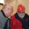  Jan Kiełkowski i Kurt Diemberger na poziomie -320 m w kopalni Guido; fot. Z archiwum kopalni Guido