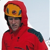  Stephan Siegrist podczas przejścia drogi Sound of Silence na północno-zachodniej grani Ulvetanna (2931 m), Ziemia Królowej Maud, Antarktyda; fot. Max Reichel / visualimpact.ch
