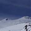  Widok ze schronu na Elbrus