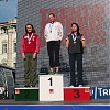  Kobiece podium PŚ w Trento