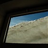  Widok z okna kibla w stacji narciarskiej na Torre.