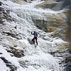  Marko prowadzi lodowy wyciąg na Bhagirathi IV. Fot. arch. Marko Prezelj