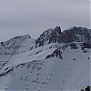  główne pasmo Olimpu z najwyższym szczytem Mitikasem