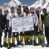  Cały team po powrocie do Everest Base Camp
