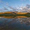  Niesamowity zachód słońca nad jeziorem Alesjaure. Fot. Piotr Drożdż / Magazyn GÓRY