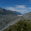  Dolna część lodowca Tasmana z jeziorem w morenie czolowej