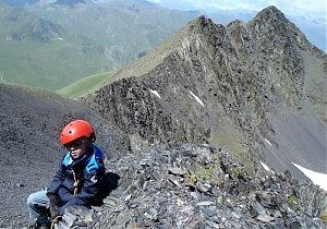 Najmłodszy alpinista na Tikanadze :-)