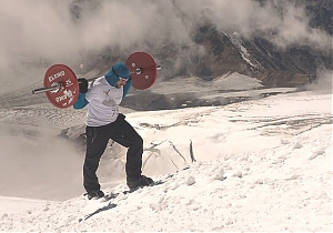 Elbrus ze sztangą