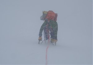Załamanie pogody na Langtang Lirung (7227 m n.p.m.) - Adam Bielecki i Felix Berg rezygnują z dalszej akcji górskiej